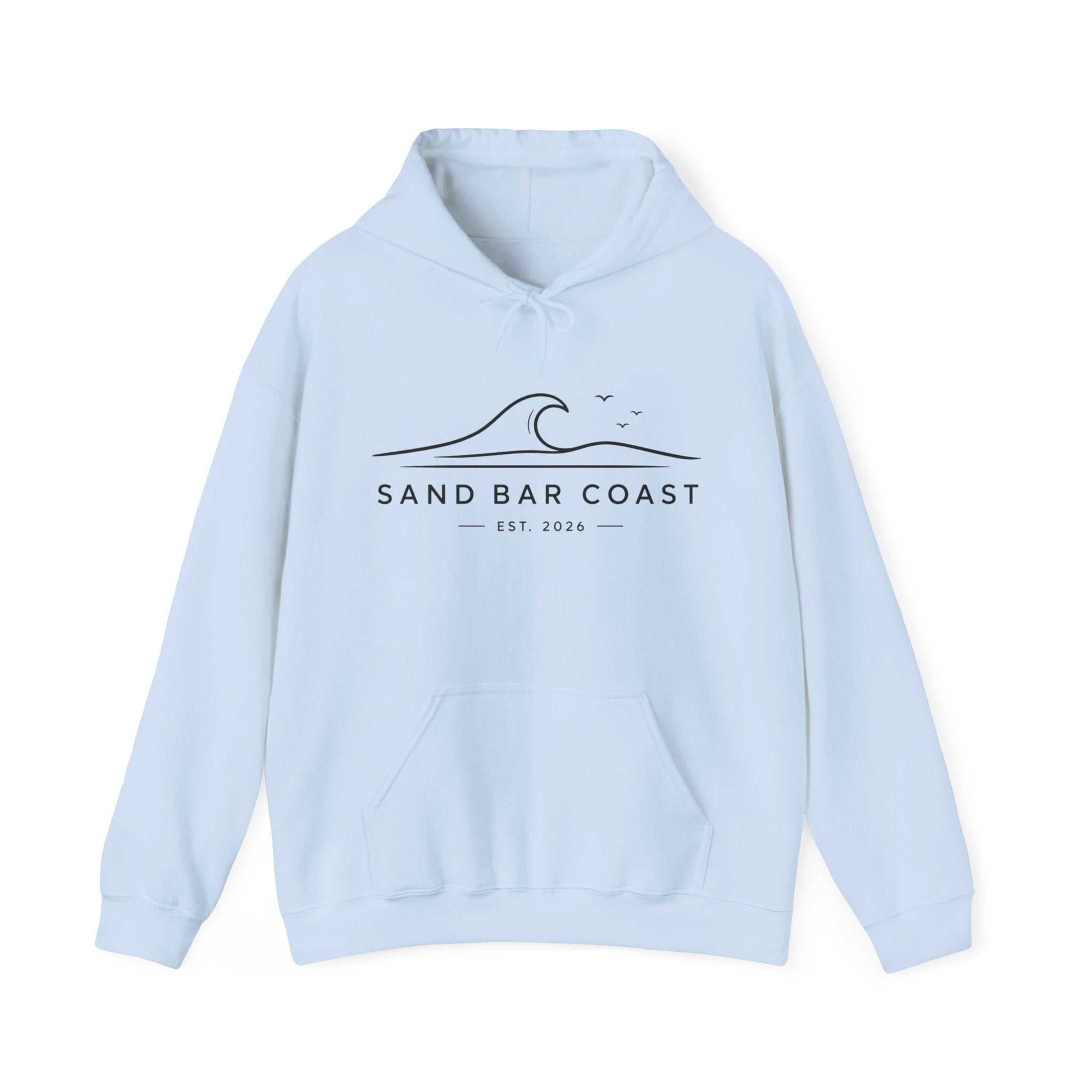 Sand Bar Coast Wave Hoodie