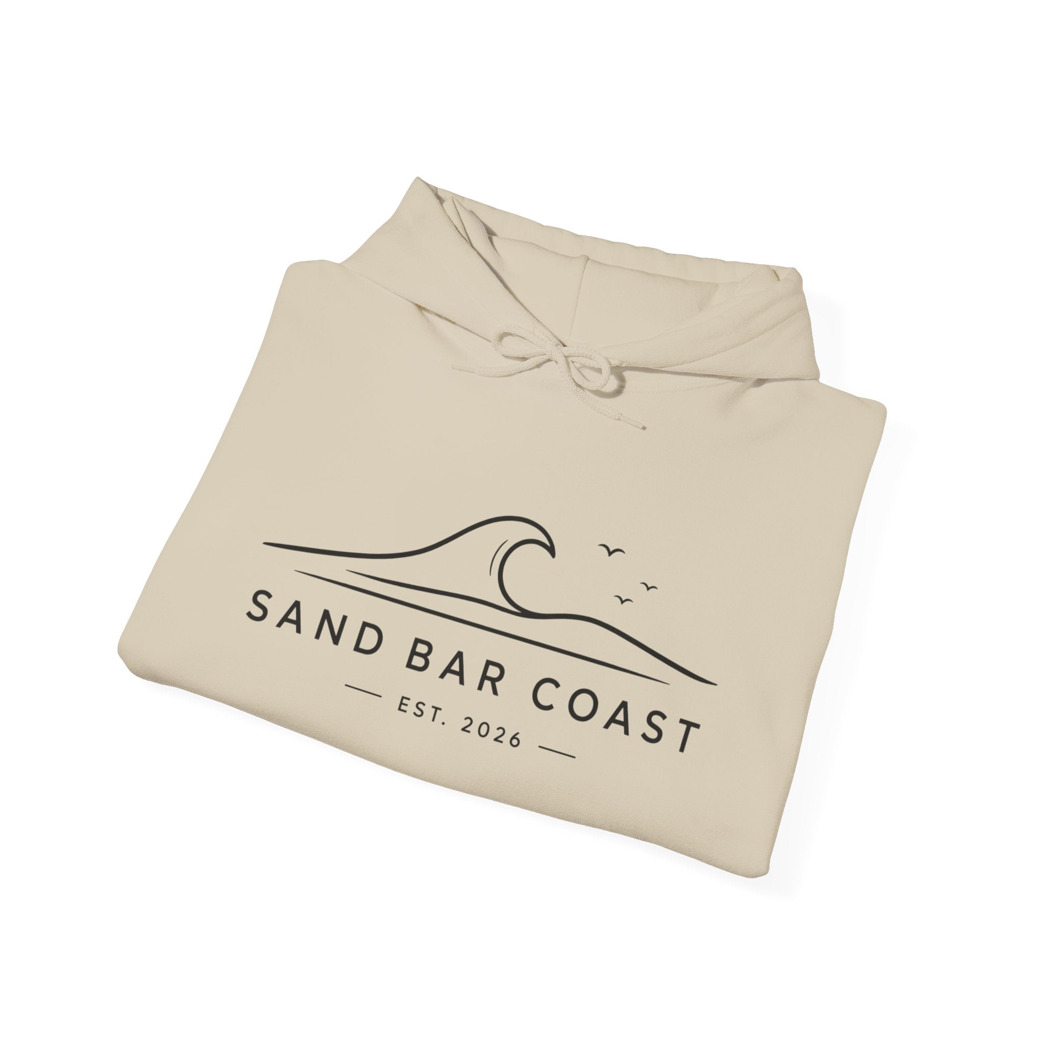 Sand Bar Coast Wave Hoodie